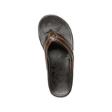 Olukai Mea Ola Flip Flop - Men's | Dark Java/Dark Java