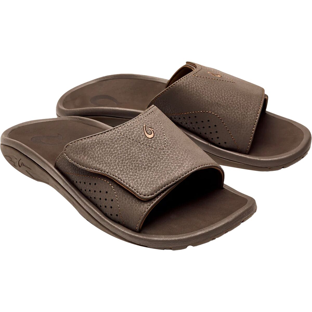 Olukai Nalu Slide Sandal - Men's | Dark Java/Dark Java