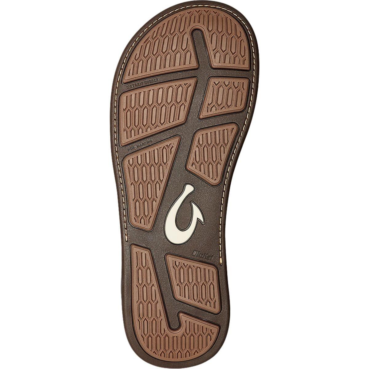 Olukai Tuahine Flip Flop - Men's  | Stone