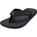 Olukai Ki'i Flip Flop - Men's | Lava Rock/Bold Blue