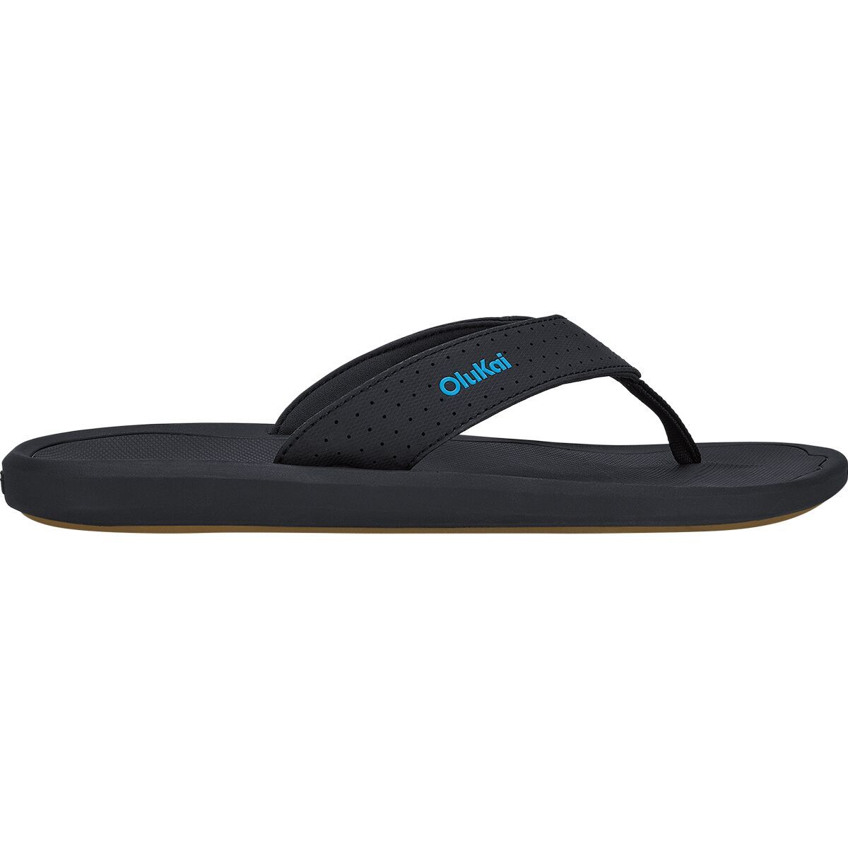 Olukai Ki'i Flip Flop - Men's | Lava Rock/Bold Blue