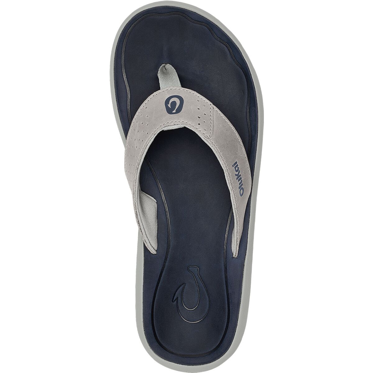 Olukai Pili Flip Flop - Men's | Ash/Mood Indigo