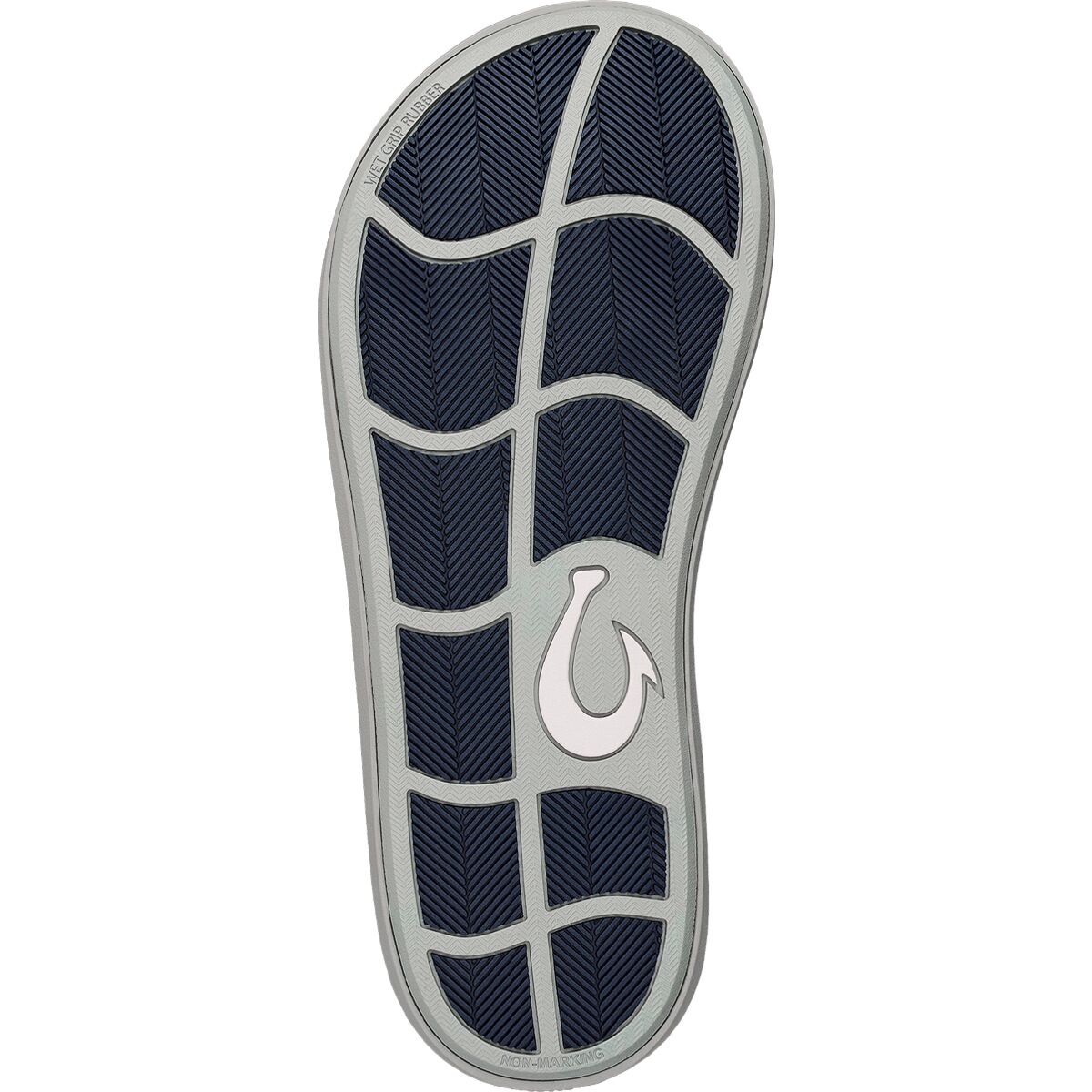 Olukai Pili Flip Flop - Men's | Ash/Mood Indigo