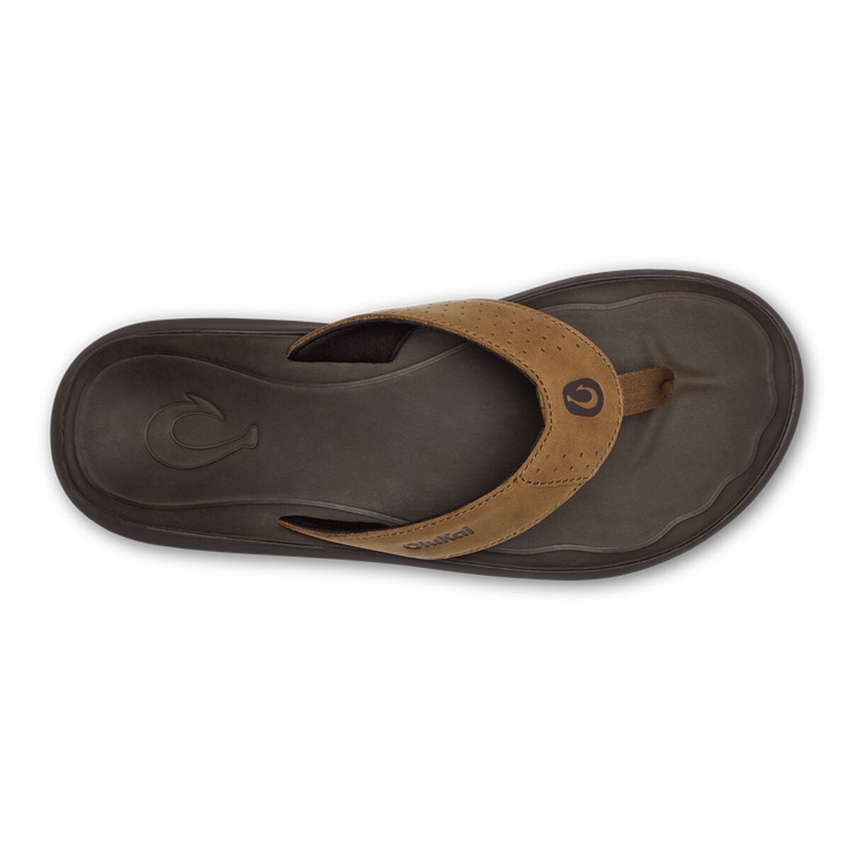 Olukai Pili Flip Flop - Men's | Tan/Dark Java