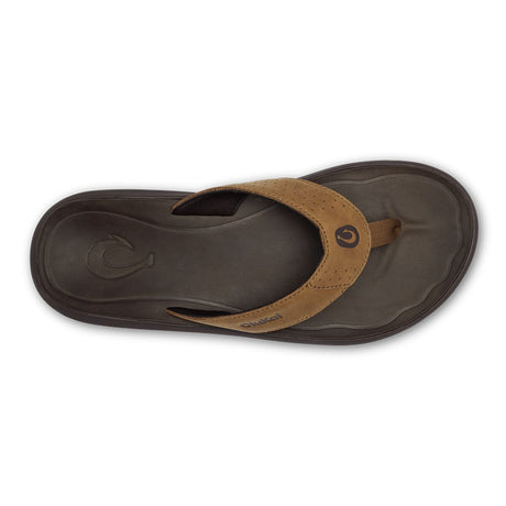 Olukai Pili Flip Flop - Men's | Tan/Dark Java