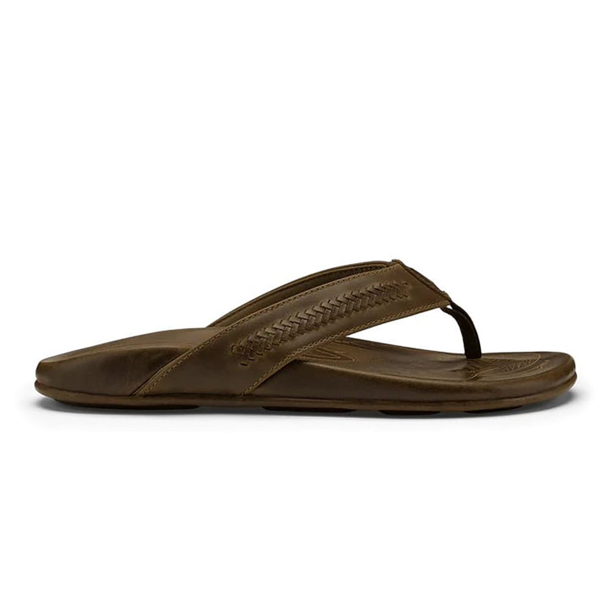Olukai Mea Ola Mano Flip Flop - Men's | Mustang/Tan
