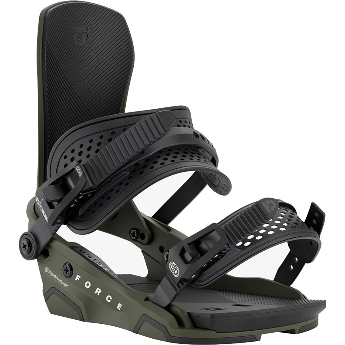 Union Force Snowboard Binding | Army Green