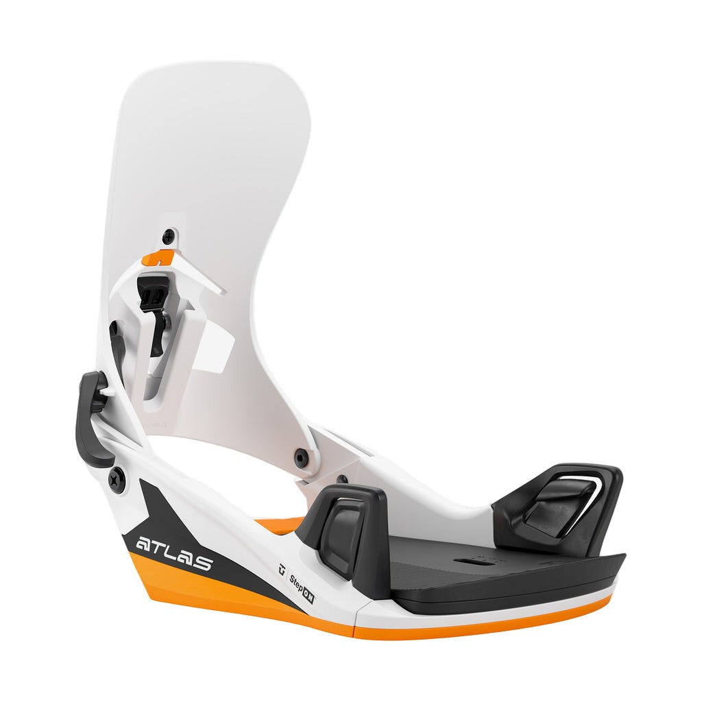 Union Atlas Step On Snowboard Binding - 2026 | White/Orange