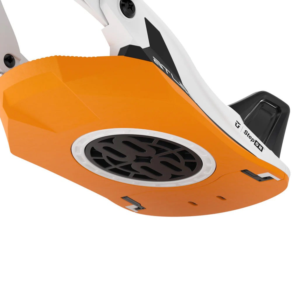 Union Atlas Step On Snowboard Binding - 2026 | White/Orange