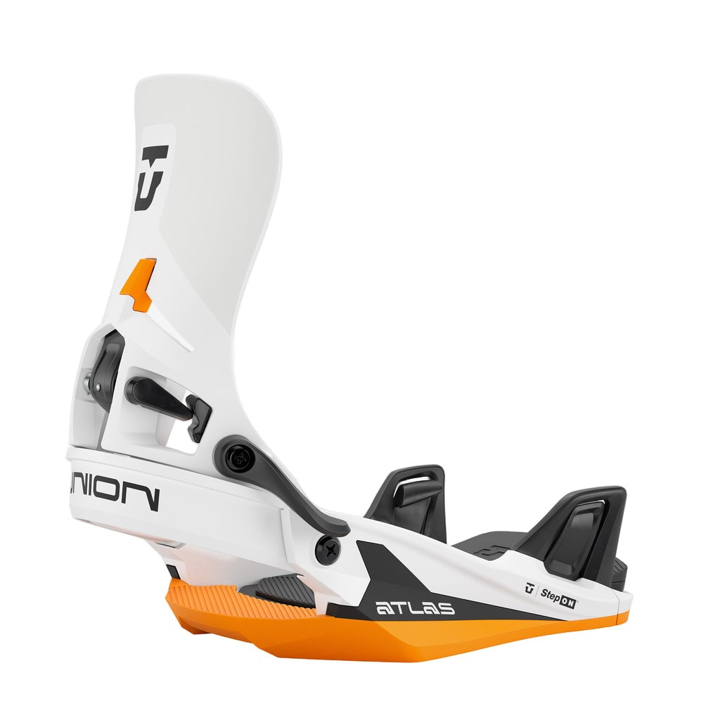 Union Atlas Step On Snowboard Binding - 2026 | White/Orange