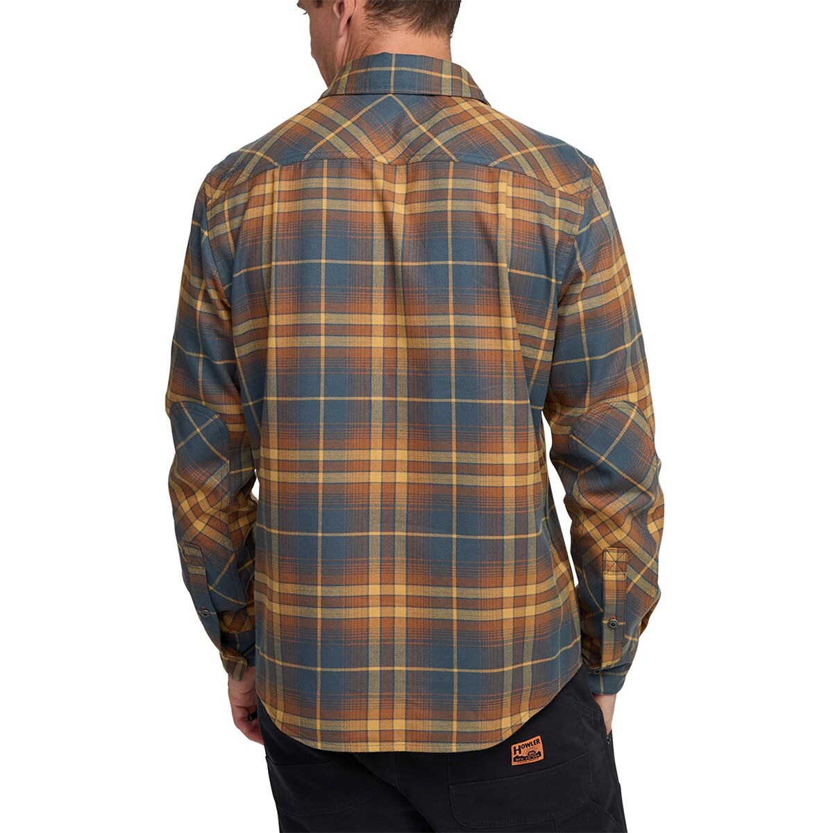 Howler Brothers Harkers Flannel Shirt - Men's | Kempton Plaid-Stargazer
