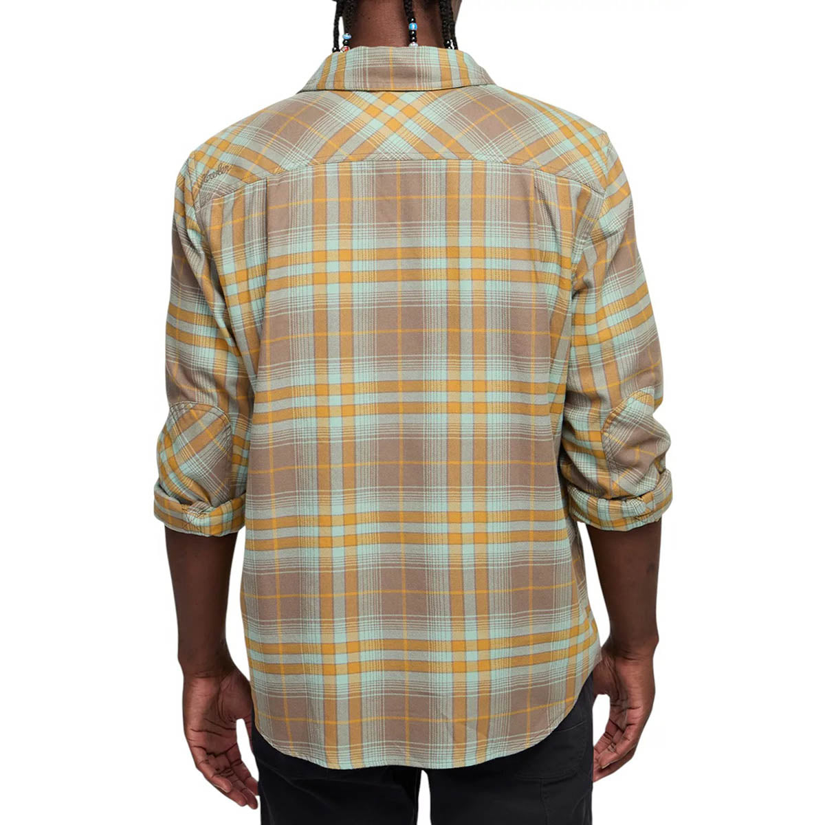 Howler Brothers Harkers Flannel Shirt - Men's | Kempton Plaid : Taupe