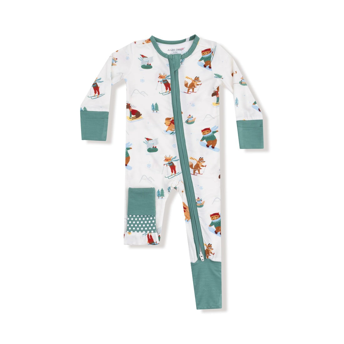 Angel Dear 2 Way Zipper Romper - Toddler  | Winter Animal Sports