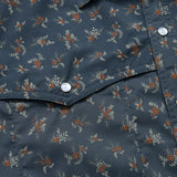 Howler Brothers Open Country Tech Shirt - Men's | Rancher Floral/Dark Slate