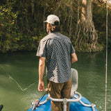 Howler Brothers Open Country Tech Shirt - Men's | Rancher Floral/Dark Slate