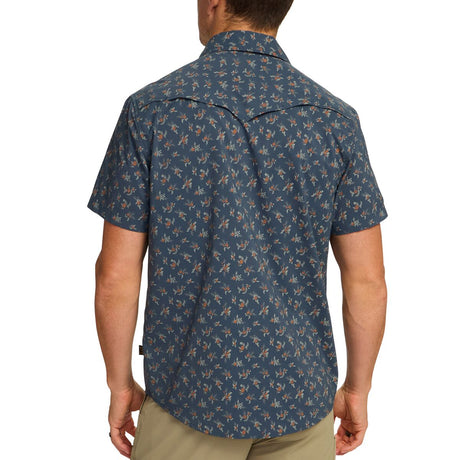 Howler Brothers Open Country Tech Shirt - Men's | Rancher Floral/Dark Slate