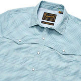 Howler Brothers Open Country Tech Shirt - Men's | Coopers Plaid: Sterling Blue