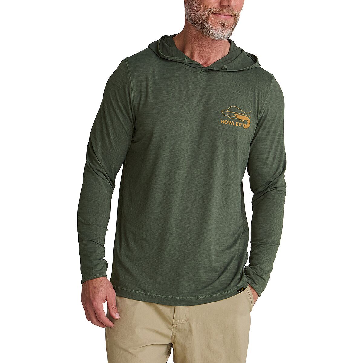 Howler Brothers HB Tech Hoodie - Men's | Fatigue