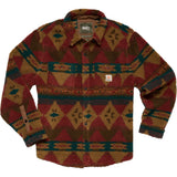 Howler Brothers Allegheny Fleece Overshirt - Men's | Mitla Motifs-Brick