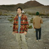 Howler Brothers Allegheny Fleece Overshirt - Men's | Mitla Motifs-Brick