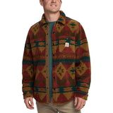 Howler Brothers Allegheny Fleece Overshirt - Men's | Mitla Motifs-Brick