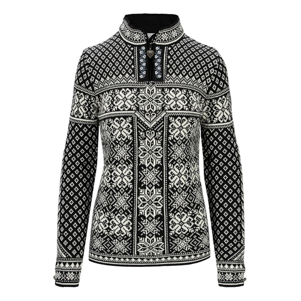 Dale of Norway Peace Knit Sweater - Women's  | Black Offwhite