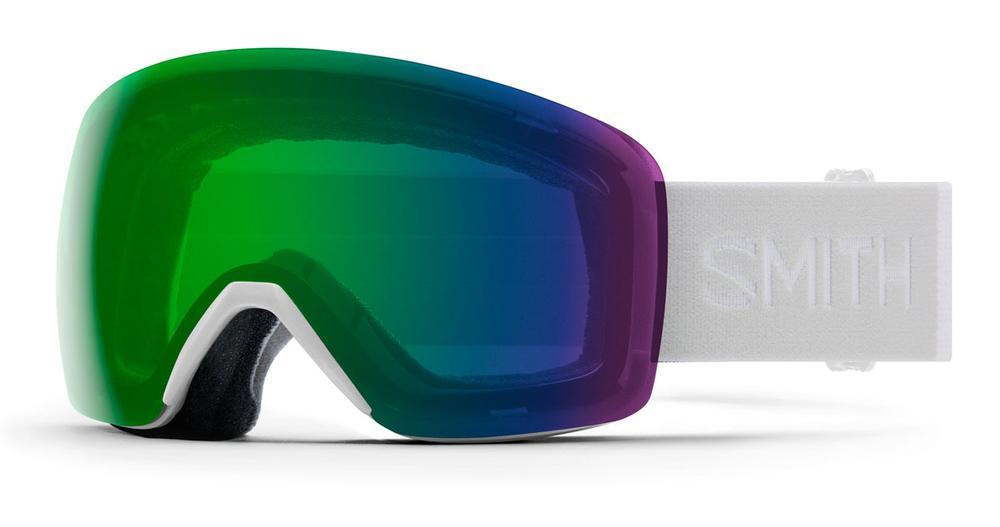 Smith Skyline Chromapop Goggles  | White/ Ed/ Green