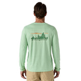 Patagonia Capilene Cool Daily Graphic Long-Sleeve Shirt - Men's  | 73 Skyline: Rinsed Green X-Dye