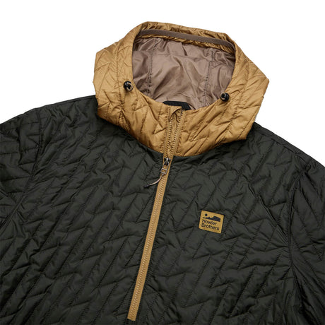 Howler Brothers Voltage Quilted Pullover Jacket - Men's | Black/Gold