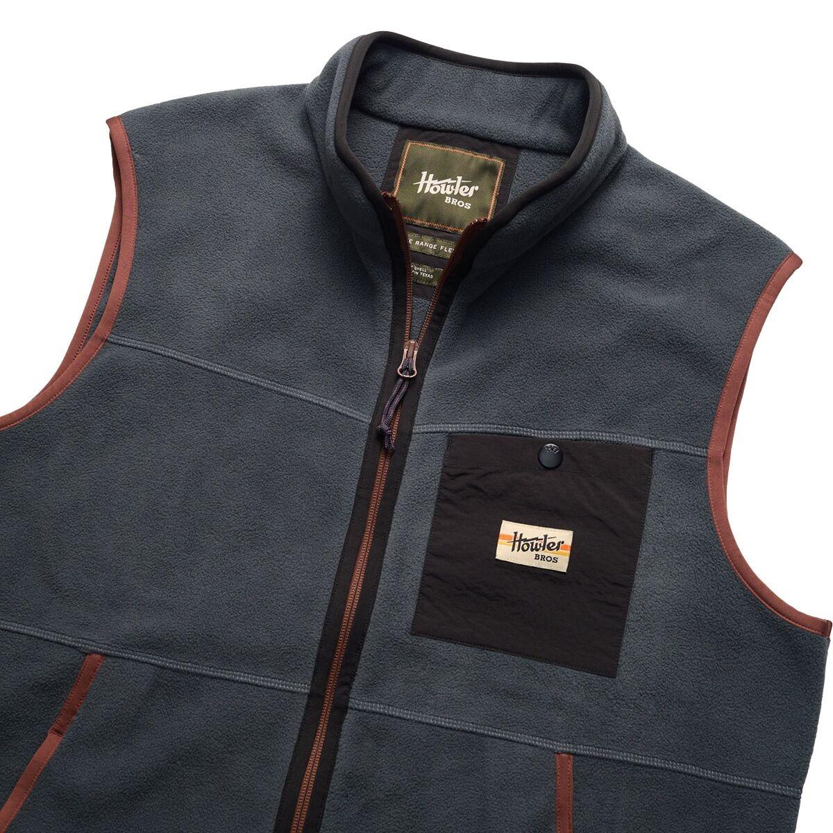 Howler Brothers Free Range Fleece Vest - Men's  | Fog