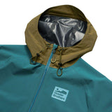 Howler Brothers Storm Splitter Rain Shell Jacket - Men's | Dark Teal/Dark Olive