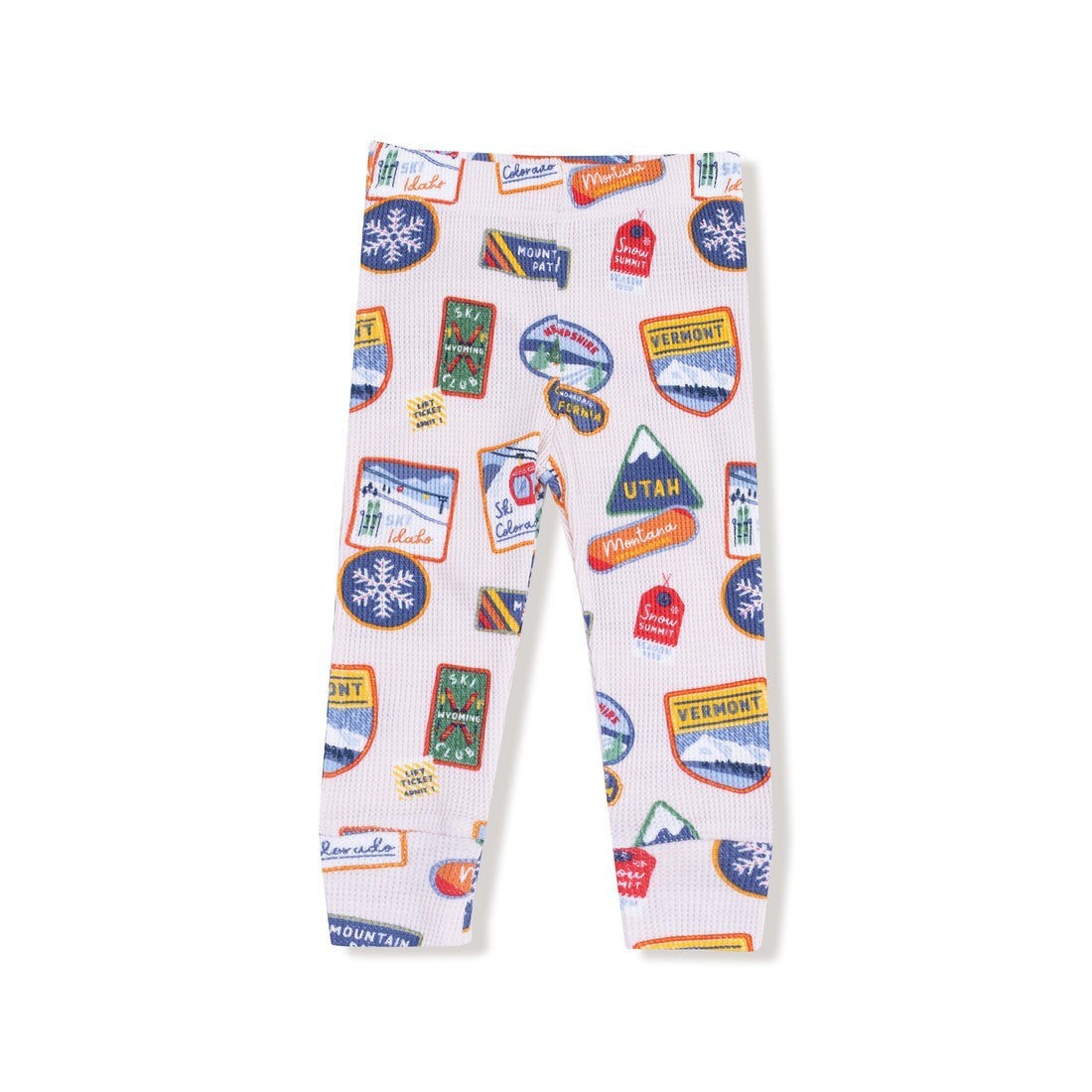 Angel Dear Loungewear Set - Toddler  | Vintage State Snow Sport Patches