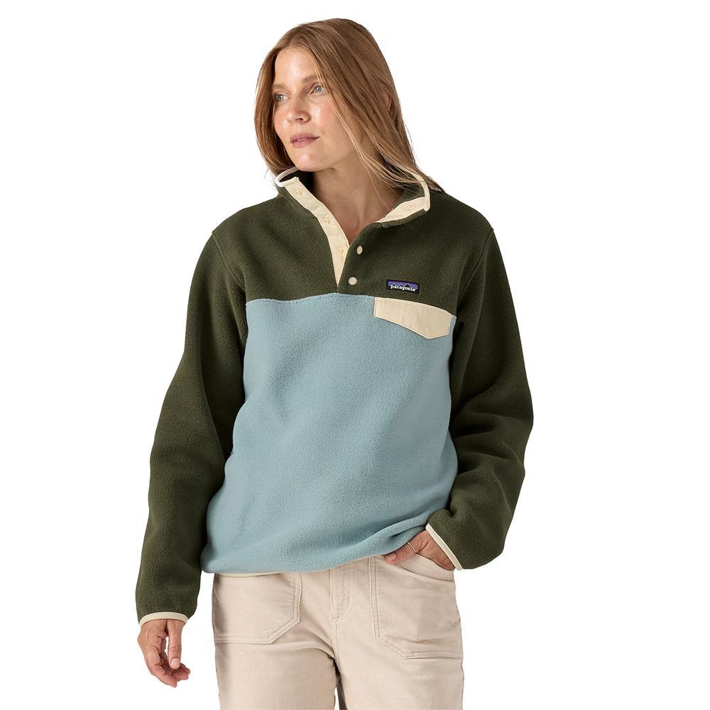 Patagonia Synchilla Lightweight Snap-T Fleece Pullover - Women's  | Thermal Blue