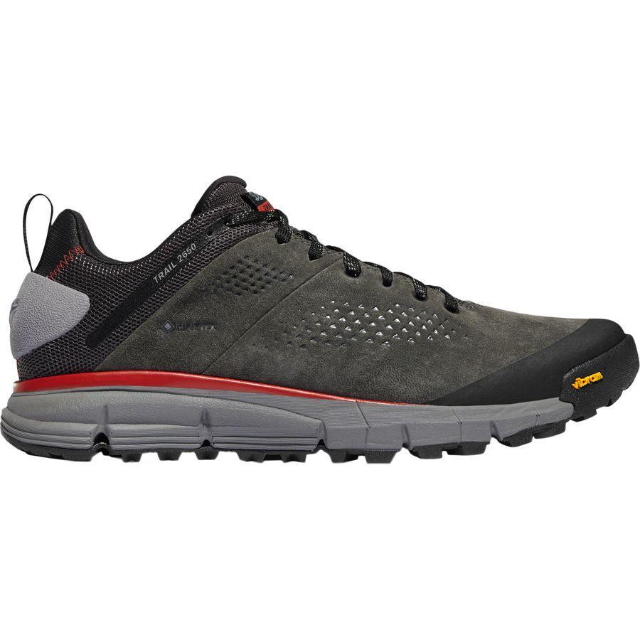 Danner Trail 2650 GTX Hiking Shoe - Men's  | Dark Gray/ Brick Red