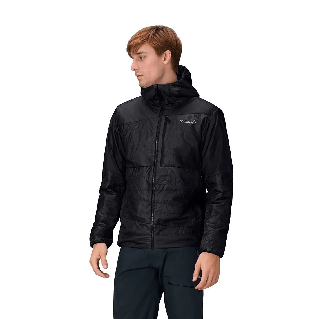 Falketind Thermo40 Hooded Jacket - Men's  | Caviar Black