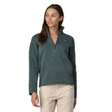 Patagonia Better Sweater 1/4 Zip Fleece Jacket - Women's  | Nouveau Green