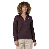 Patagonia Better Sweater 1/4 Zip Fleece Jacket - Women's  | Obsidian Plum