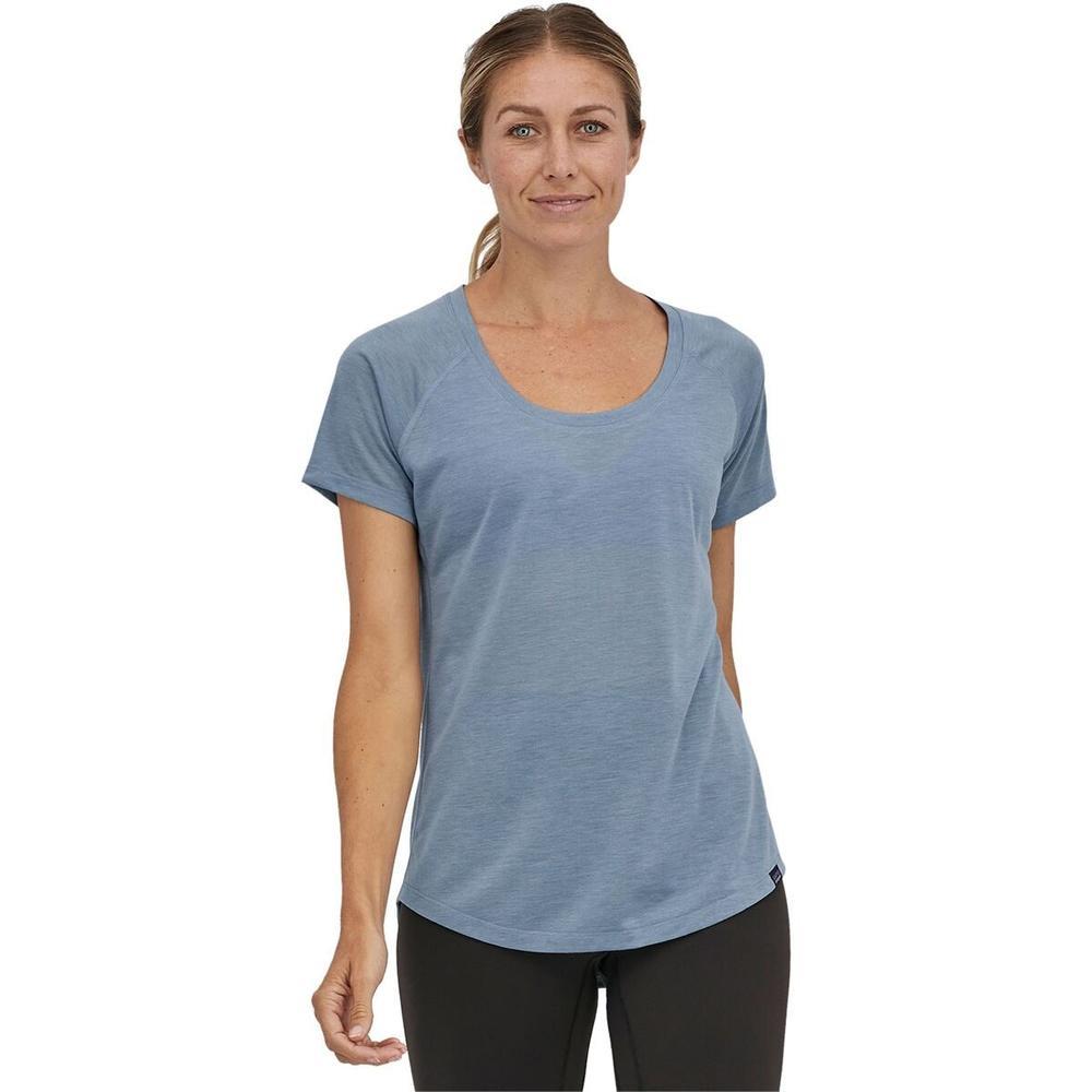 Patagonia Capilene Cool Trail Short-Sleeve Shirt - Women's  | Light Plume Grey