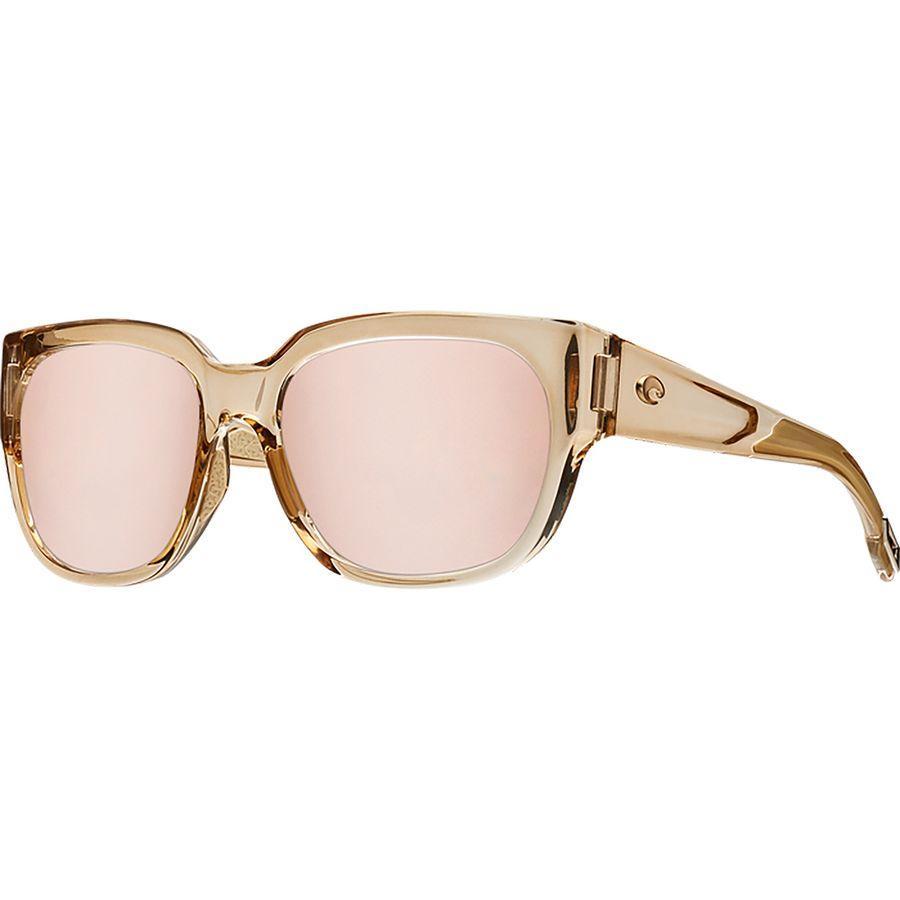 Costa Waterwoman Sunglasses  | Shiny Blonde Crystal w/Copper Silver Plastic