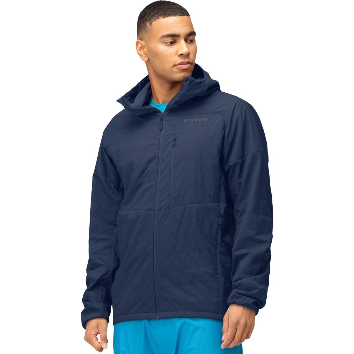 Norrona Lyngen Alpha100 Zip Hooded Jacket - Men's | Indigo Night