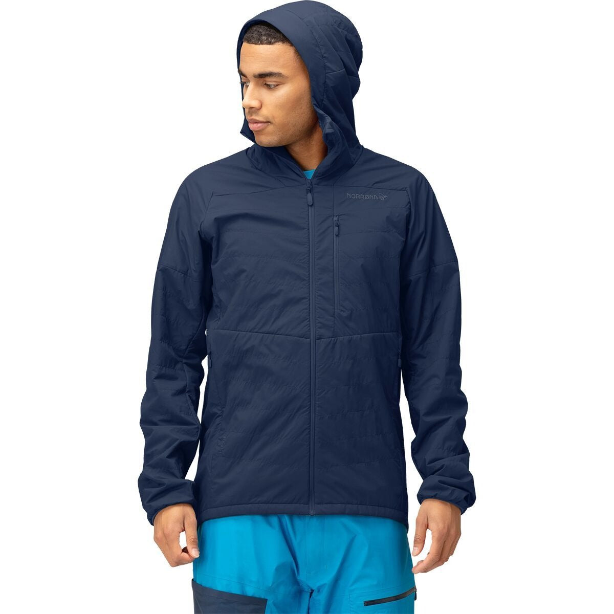 Norrona Lyngen Alpha100 Zip Hooded Jacket - Men's | Indigo Night