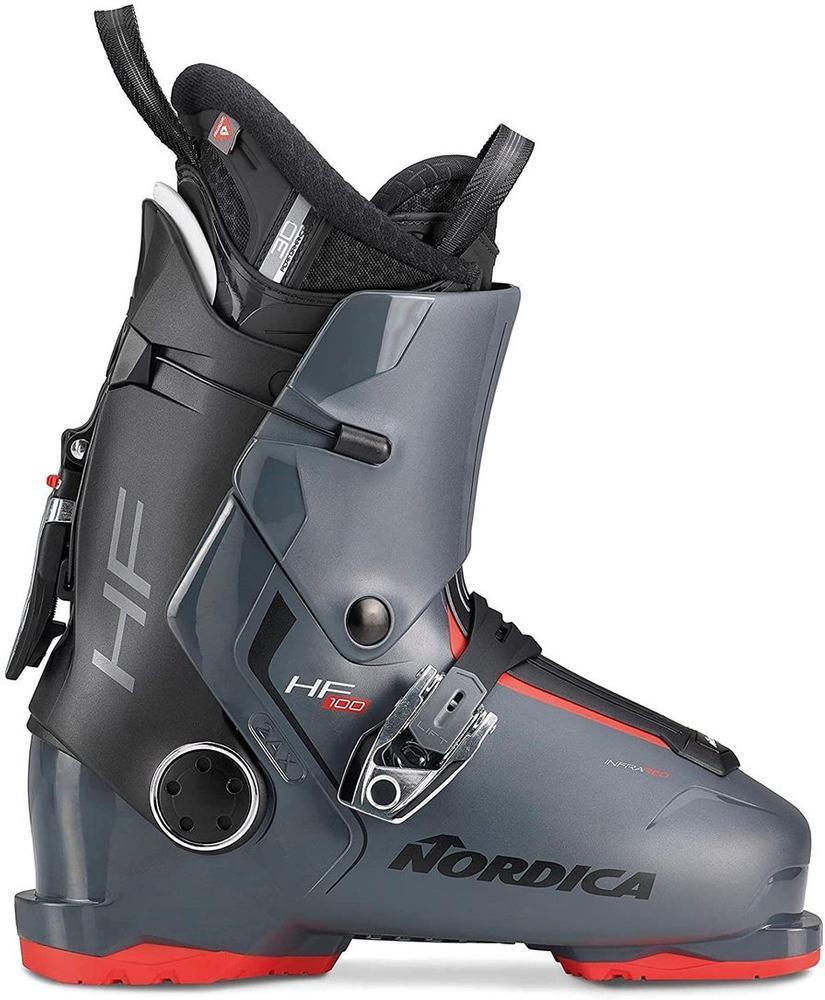 Nordica HF 100 Ski Boot - Men's  | Anthracite Black/Red