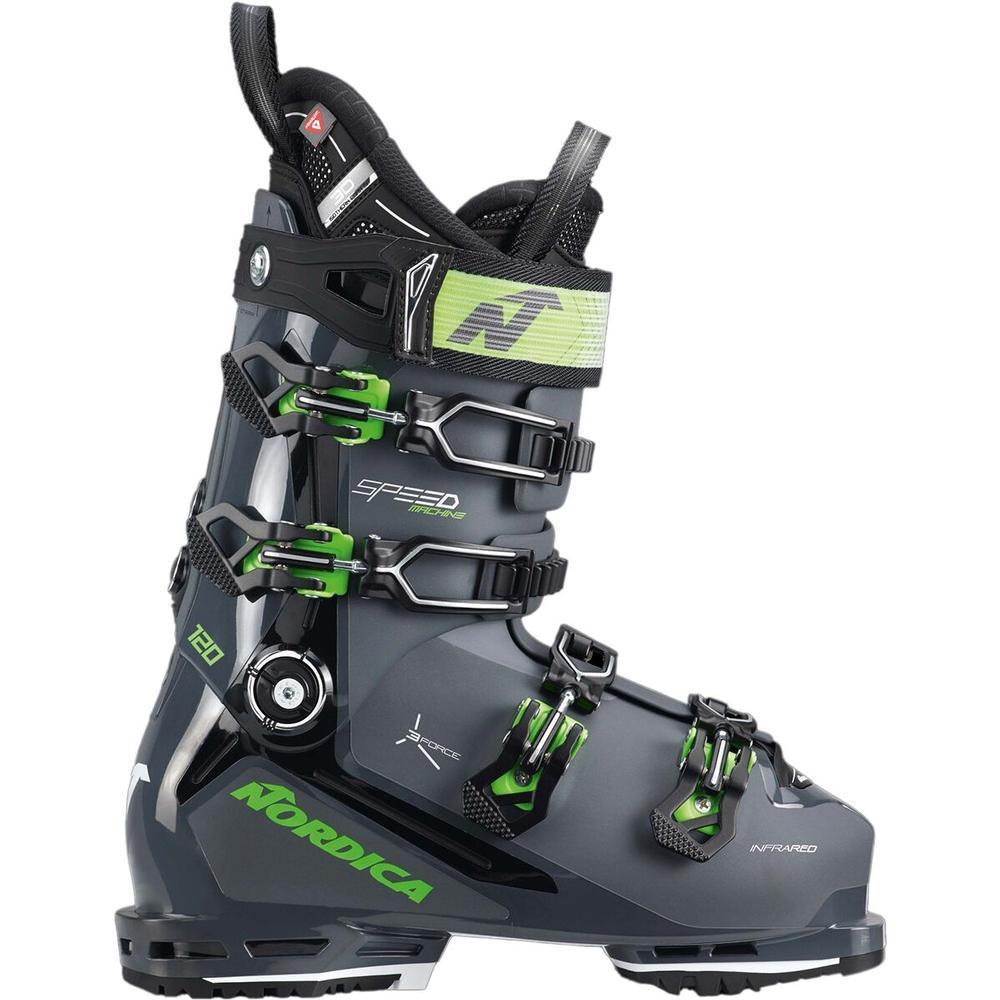 Nordica Speedmachine 3 120 Ski Boot - Men's  | Black/Anthracite/Green
