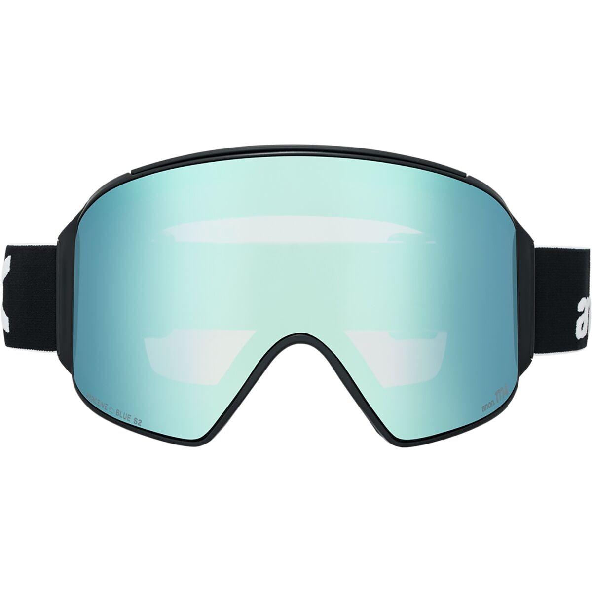 Anon M4 Cylindrical MFI Goggles  | Black/ Perceive Variable Blue