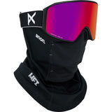 Anon M4 Cylindrical MFI Goggles  | Black/Perceive Sunny Red