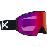 Anon M4 Cylindrical MFI Goggles  | Black/Perceive Sunny Red