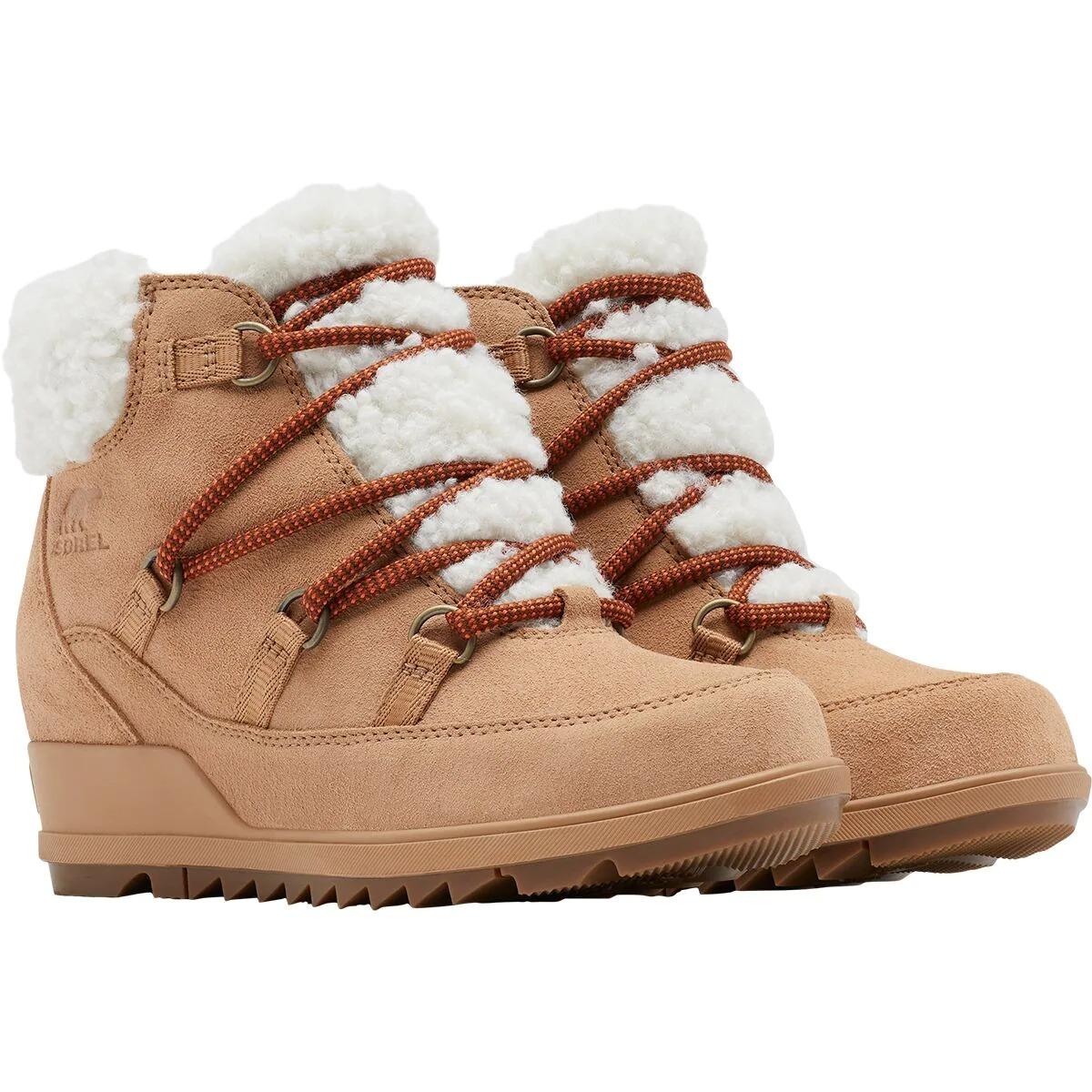 Sorel Evie Cozy Lace Boot - Women's  | Tawny Buff