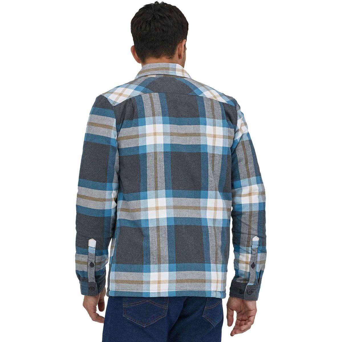 Patagonia Insulated Organic Cotton Fjord Flannel Shirt - Men's  | Fields: New Navy