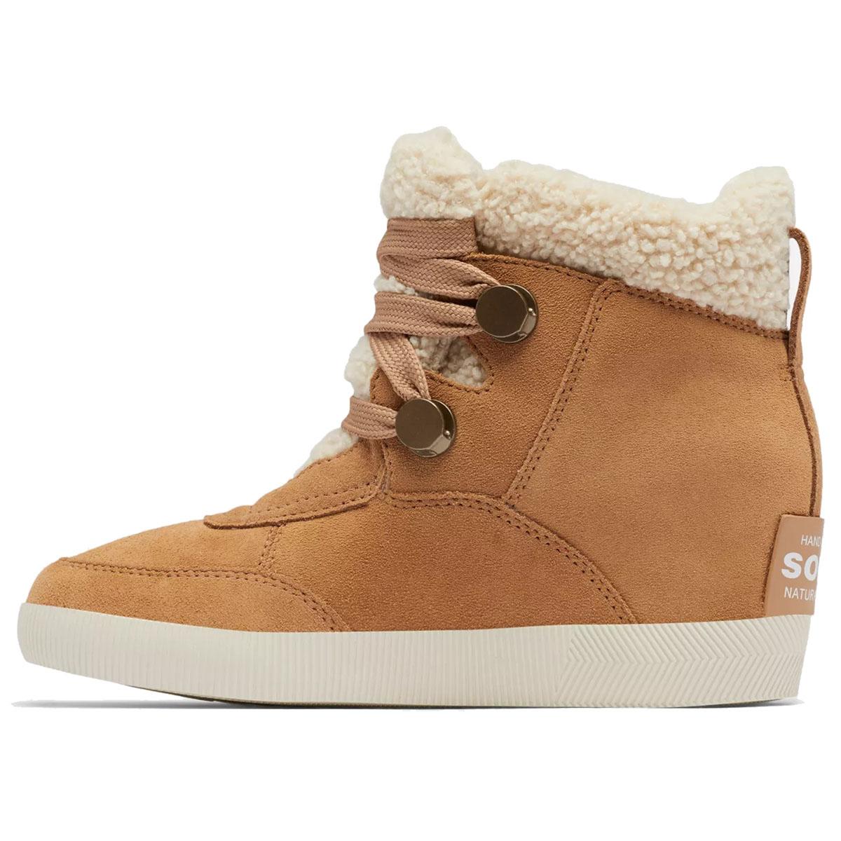 Sorel Out N About Coze Wedge Boot - Women's  | Tawny Buff/Sea Salt
