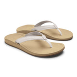 Olukai Southshore Flip Flop - Women's | Bright White/Warm Sand